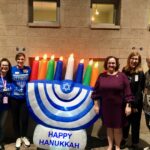 Katie Porter Instagram - Wishing a happy #Chanukah to everyone who observes! I popped by @MerageJCC's 2022 Community Chanukah Celebration this week to help spread holiday cheer.