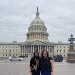 Katie Porter Instagram - I was delighted to welcome my constituent @anila_ali2008, who leads @ammwec_global, as my guest to this morning’s National Prayer Breakfast. I am proud to represent a diverse and vibrant interfaith community in Orange County.