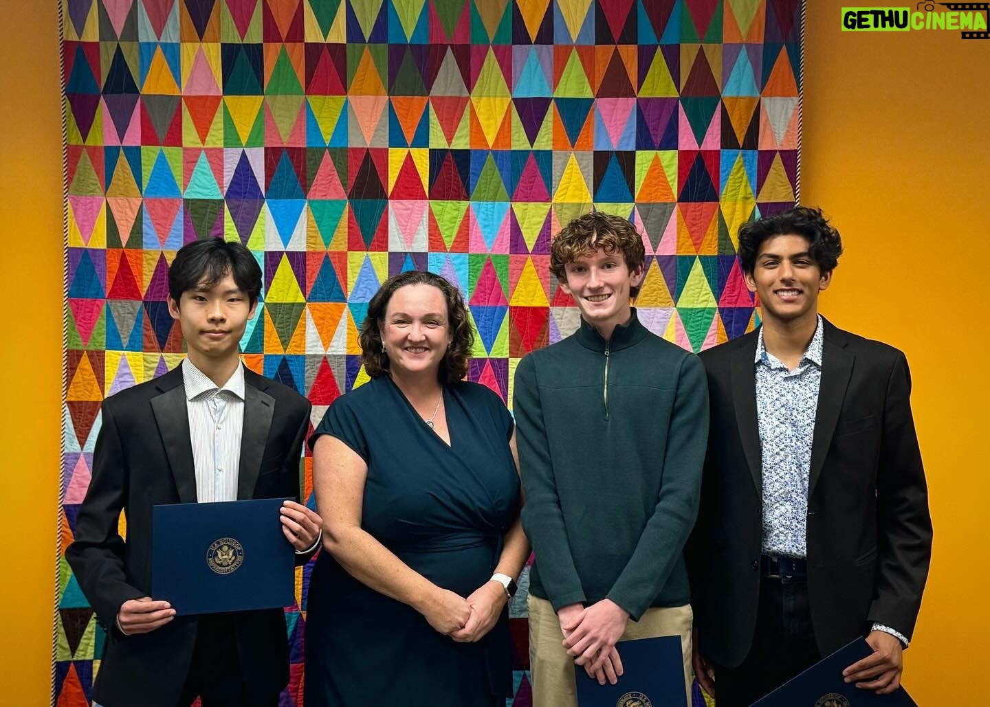 Katie Porter Instagram - Each year, Orange County students excel at developing innovative apps that benefit our community. This year we had 60 submissions! Congratulations to Cooper for his @congressionalappchallenge winning app, Fill Food Banks, which helps get food donations to families in need.