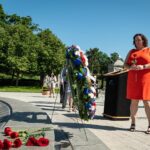 Katie Porter Instagram - Today, I’m honoring over 2 million women who put their lives on the line to keep our country safe. I am forever grateful for our veterans’ bravery and service, and I’ll always fight to protect women’s rights in the military. #WomenVeteransDay
