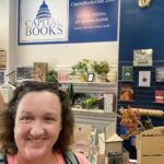 Katie Porter Instagram - I love visiting independent bookstores: as a Congressperson touring a small business, as an author connecting with readers, and as a customer. Celebrate #IndependentBookstoreDay and support these amazing community staples! (I recently picked up 3 books from @CapitalBooksOnK 🤓)