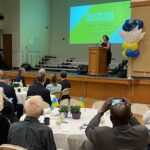 Katie Porter Instagram - Our faith communities help make Orange County a special place to live. I was honored to lead a prayer today at Newport Mesa Irvine Interfaith Council's annual #NationalDayofPrayer breakfast. I spoke about how we are at our strongest when we work together and think of others.