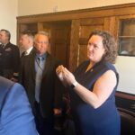 Katie Porter Instagram - Great to meet with the Coast Guard today to get updates on their work to prevent another oil disaster off California’s coast. I’ve been pushing for @USCG to take action, and I look forward to our continued partnership to protect California from Big Oil’s pollution.