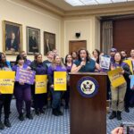 Katie Porter Instagram - America’s two biggest dialysis providers—representing 80% of the market—are screwing workers with low wages and long hours. Since my first term, I’ve led oversight of how these companies put profits before patients. Proud to stand with @seiuuhw and glad our movement is growing.