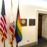 Katie Porter Instagram - As Huntington Beach’s Congresswoman, I strongly oppose the City Council’s effort to force the LGBTQI community into the shadows. People who visit my Washington, DC, office will always be welcomed by a pride flag.
