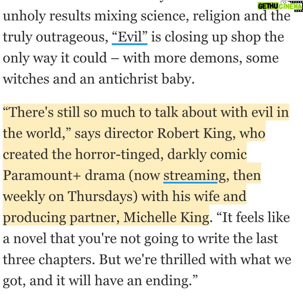 Katja Herbers - 13.4K Likes - PHOTO DUMP š½ #EVIL šš
āThereās still so much more to talk about with evil in the worldā, says director @rking_618 āIt feels like a novel that youāre not going to write the last three chapters.ā UHM, some other streamer, want to give the brilliant Kings your platform? š¼š¼š¼
To the fans who ask what they can do to help āsave the showā, you can watch us on repeat I guess and fill out this x3: help.netflix.com/en/titlerequest