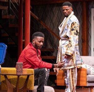 Katori Hall Instagram - HAPPY OPENING to the cast   crew of THE HOT WING KING!

Was truly an honor to make my theatre directorial debut at the @alliancetheatre! If you’re in Atlanta you have until March 5th to catch us.  Get those tickets now!!!

Starring — 

Bjorn DuPaty @TheReal_Bjorndupaty
 
Calvin Thompson @mr.callycal

Nicco Annan @alldaynicco 

Armand Fields @armandbcfactor

Jay Jones @TheFitnessMinister 
 
Myles Evans @myles_evans 

Creative Team Extraordinaires —
 
Production designer Michael Carnahan @carnypics 

Costume designer Dede Ayite @dedeayitedesign 

Lighting designer Mike Wood @mikewoodld 

Sound designer Connor Wang @connor_waaang 

Arrangements Matt Head @mattheadmusic 

Fight & Intimacy Rocio 

Dialect Coach Miranda Anderson 
 

#blacklove
#lgbt 
#pulitzerprize
#nevertoomuch
#thehotwingking