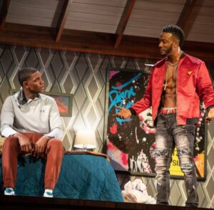 Katori Hall Instagram - HAPPY OPENING to the cast   crew of THE HOT WING KING!

Was truly an honor to make my theatre directorial debut at the @alliancetheatre! If you’re in Atlanta you have until March 5th to catch us.  Get those tickets now!!!

Starring — 

Bjorn DuPaty @TheReal_Bjorndupaty
 
Calvin Thompson @mr.callycal

Nicco Annan @alldaynicco 

Armand Fields @armandbcfactor

Jay Jones @TheFitnessMinister 
 
Myles Evans @myles_evans 

Creative Team Extraordinaires —
 
Production designer Michael Carnahan @carnypics 

Costume designer Dede Ayite @dedeayitedesign 

Lighting designer Mike Wood @mikewoodld 

Sound designer Connor Wang @connor_waaang 

Arrangements Matt Head @mattheadmusic 

Fight & Intimacy Rocio 

Dialect Coach Miranda Anderson 
 

#blacklove
#lgbt 
#pulitzerprize
#nevertoomuch
#thehotwingking