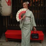 Katrina Bowden Instagram – Such a special experience in a historic Kyoto townhouse that is over 100 years old. Wearing kimono during a matcha tea ceremony followed by a lesson in calligraphy is something I will never forget ❤️🇯🇵 @orizuruya_kyoto