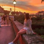Katrina Bowden Instagram – A mix of Florence   Verona   walking 10 miles a day