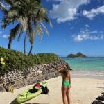 Katrina Bowden Instagram – Kayak surfing > regular surfing. Unpopular opinion? 😂