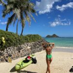 Katrina Bowden Instagram – Kayak surfing > regular surfing. Unpopular opinion? 😂