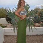 Katrina Scott Instagram - my 1st @ksl.thelabel fit check dress down the palazzo pant with sneakers your favorite t-shirt or crop 💚