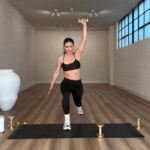 Katrina Scott Instagram - Live Summer Strength Workout 🏋🏼‍♀️ Comment STUDIO to join me for the next workout & to access the live workout calendar! 🤍 I’ll DM you right away! Wow… this workout was incredible. I’m so proud of all of you that showed up and put the work in! It’s always available to you to do throughout the summer. All you need are dumbells (heavier and lighter) and a bench, step, or coffee table for the split squats. You’ve got this! See you on Wednesday at 12p PT for 100% booty! Have a beautiful weekend xxo #liveworkout #workout #strength #strengthworkout #bulgariansplitsquats #deadlifts #workoutsforwomen