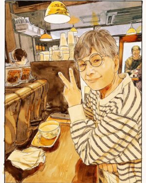 Katsura Hoshino Instagram - 今年も元気でいてくれたオカンに感謝。

神保町のカンダコーヒーにて。

 #カンダコーヒー
 #kandacoffee 
 #神保町