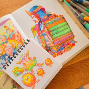 Katsura Hoshino Instagram - 朝コピック

 #copic
 #copicmarkers 
 #コピック