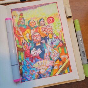 Katsura Hoshino Instagram - コピック祭り

 #copic
 #copicmarkers