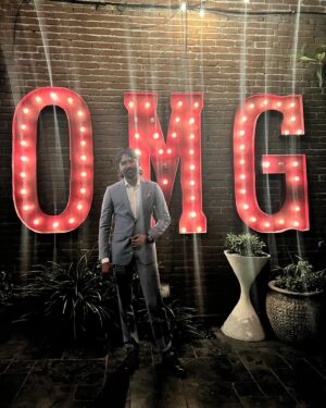 Kavya Sriram Instagram - @dhanushkraja Sir for GrayMan Promotions! 
Suit @zegnaofficial 
Shoes @tods 
Wristwear @bulgari 
#grayman #styling 

Assisted by @by_sarana 🤍
Hair and grooming by @colleendominique