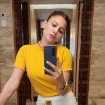 Kavya Keeran Instagram - REAL WEALTH IS A PEACEFUL MIND ✌️🤘 . . . . #instagram #vibes #yellow #love #foryoupage #outfit #MyWay #igdaily #igaddict #instalove #otddfashion #instagood #instamood #instadaily #celebrityshala @instagram #kavyakeeran