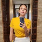Kavya Keeran Instagram - REAL WEALTH IS A PEACEFUL MIND ✌️🤘 . . . . #instagram #vibes #yellow #love #foryoupage #outfit #MyWay #igdaily #igaddict #instalove #otddfashion #instagood #instamood #instadaily #celebrityshala @instagram #kavyakeeran