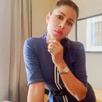 Kavya Keeran Instagram - चैत्र नवरात्रि, गुड़ी पड़वा, हिंदू नव वर्ष और की सभी को बहुत-बहुत बधाई। 🙏 . . . . #instaexplore #feed #ootd #blueaesthetic #igviral #goodvibes #gl #tuesday #viralpics @instagram #kavyakeeran