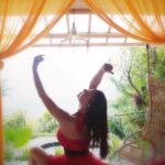 Kavya Keeran Instagram - Do not always walk on the bridge, there is also a world under the bridge. @magichillsbali 🤩 Happy labours day 😇 . . . . #foryou #bali #nature #sky #sunset #clouds #ig #peace #balivibes #natureview #explorepage #bamboohouse #trend #trendingaudio #zenzone #serenity #sunkissed #goldenhour #instagood #beingme @instagram #kavyakeeran