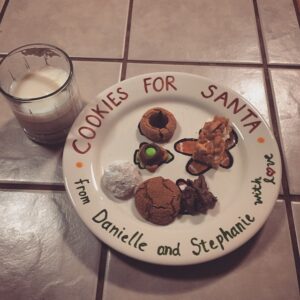 Kay Panabaker Instagram - It's finally time for Christmas when the cookies and milk are set out for Santa on his special plate :) nothing beats family traditions