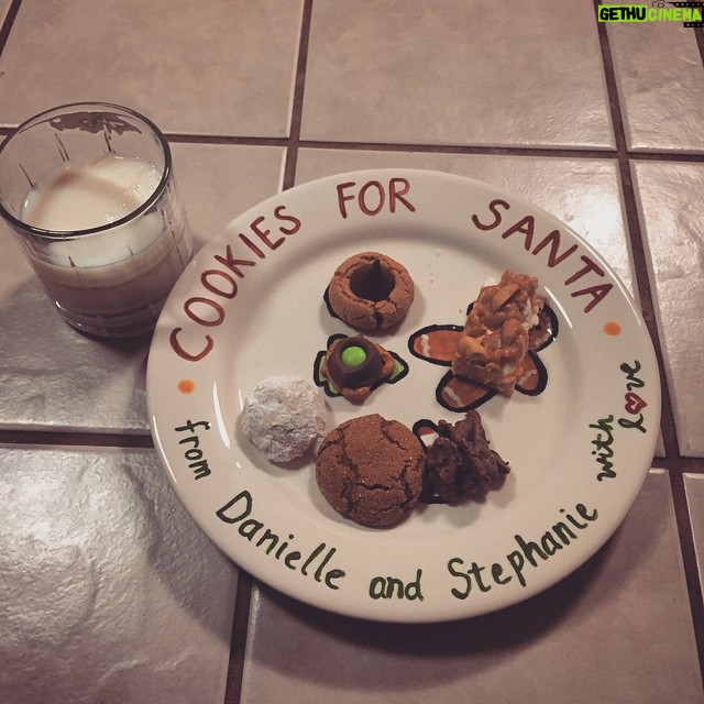 Kay Panabaker - 795 Likes - It's finally time for Christmas when the cookies and milk are set out for Santa on his special plate :) nothing beats family traditions