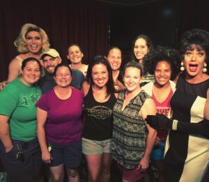 Kay Panabaker Instagram - The best way to blow off steam after work? Drag queen bingo. Even better?? When your straight (and only) male coworker present wins the first round.