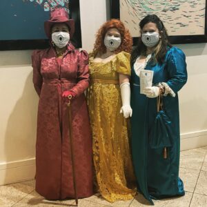 Kay Panabaker Instagram - I got to experience DragonCon for the first time this year and had the most incredible time. I enjoyed walking around and seeing people celebrating the things they love. Nerds supporting nerds, I loved it so much. 

I included pictures of some of the favorite cosplays and a picture of how my friend group spent much of the long weekend. They introduced me to #Wingspan a couple months ago and I’ve been obsessed ever since. All of the bird facts on the cards are the cherry on top. I’ve ordered the expansion packs and I’m curious to see if any of the birds I work with are included….

And the last picture is a personal favorite. The boy and I have recently made a concerted effort in expanding our collection of old video games. We went to 4 different stores on our 1-day drive to Atlanta for the con and this was our haul. Most games were less than $5. It was just a fun journey. 

I know this kinda a long post, but I am just so appreciative of the people in my life. I never would have gone to #DragonCon without them and it was definitely a highlight for the year.