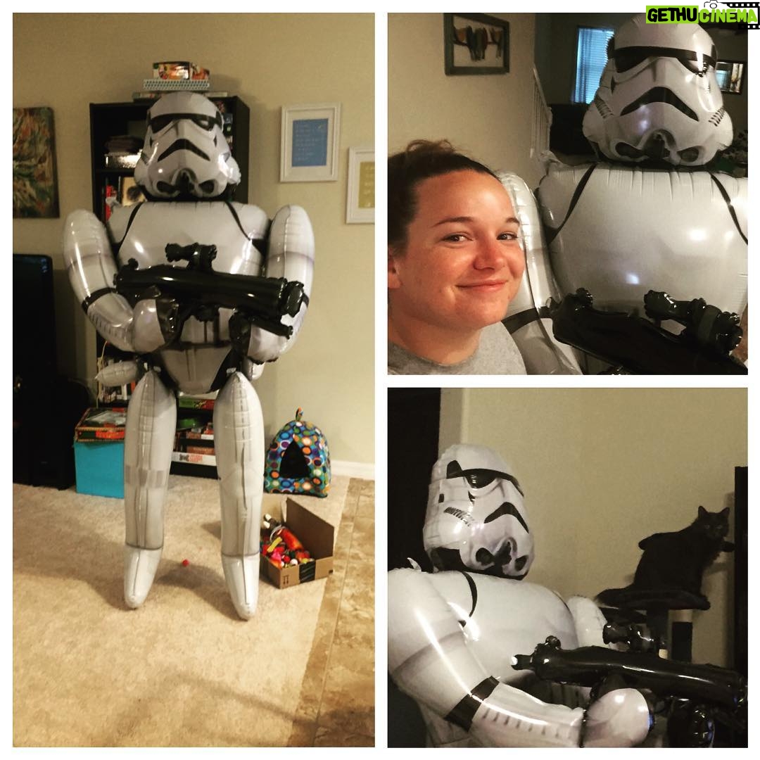 Kay Panabaker - 0.9K Likes - Best friends show up at your door with a life size Stormtrooper, ice cream, champagne and your favorite #pubsub to cheer you up.