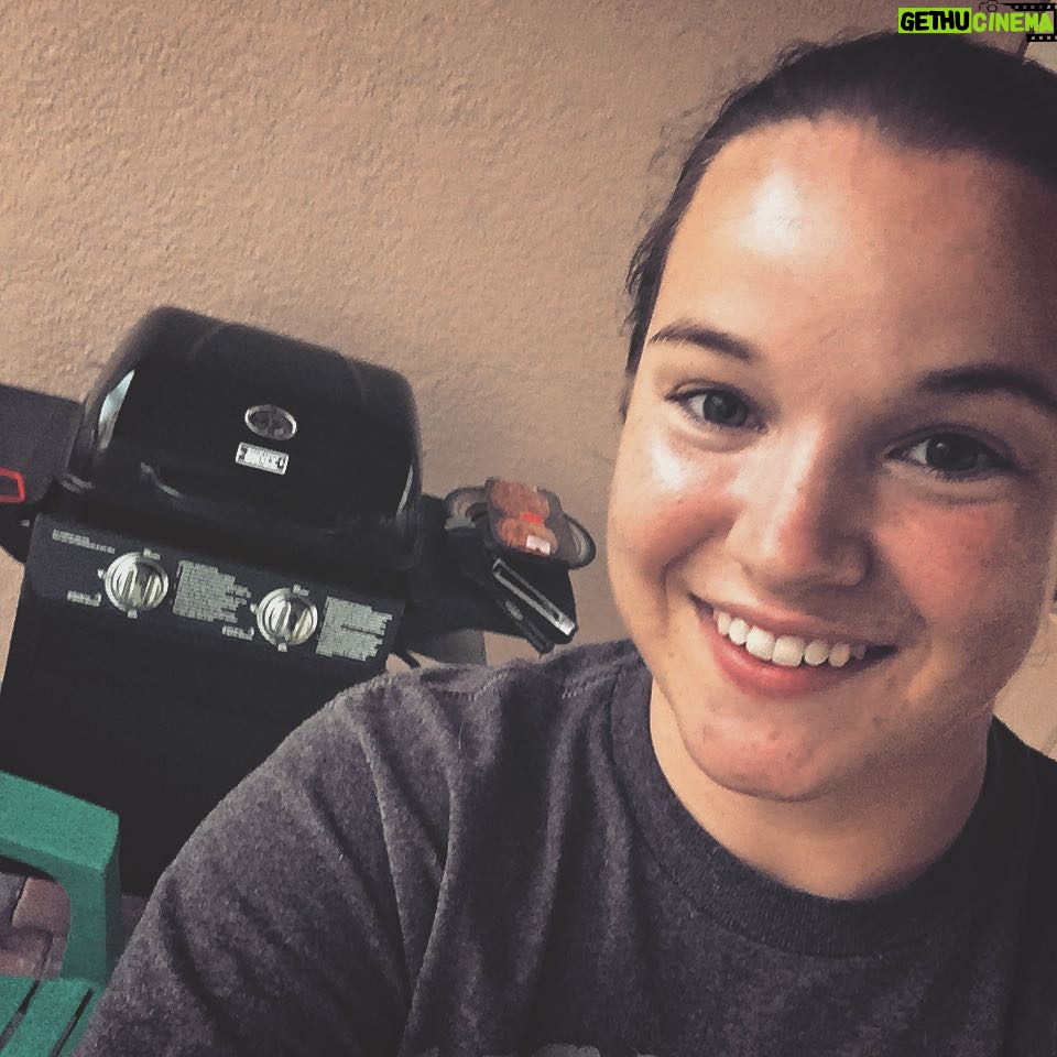 Kay Panabaker - 2K Likes - Today, I am grateful. Sure, I had to go back to the grocery store twice because I didn't properly "adult" and make a grocery list (then there are no surprises!) But I have a job I love, a roof over my head, and a mind that keeps me cognizant of just how fortunate I am. So I'm grilling, having a beer, and just being happy of where I am and what I have today. Cheers, America.