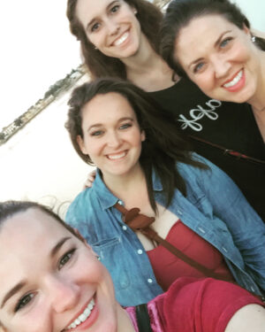 Kay Panabaker Instagram - I don’t get to hang out with all my girls all at once very often, but we make the most of it when we do. Yesterday we learned that playing darts and shuffleboard are not skills I possess, but we still had fun trying 😊 and I love that they’re the type to pull over on some random street on the drive home so we can walk on the beach. Cheers, ladies! Can’t wait for more adventures! @jenn_lebeau @dani_hopper @l.wicky