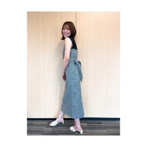 Kayako Abe Instagram - ♪

今日あついね！🌻

👗 @lagunamoon_com 
👡　@dianashoespress

ワンピース @lagunamoon_com よりご提供いただきました