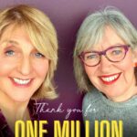 Kaye Adams Instagram – Who would have thought it! It all just started as an attempt to convince myself turning 60 wasn’t the worst thing in the world and here we are over one million downloads later!!

@karen.mackenzie.92 and I can thank you all enough for listening, getting in touch with your emails and being such incredible supporters and listeners. We couldn’t do it without you!

Here’s to the next million which you can start getting us to by heading over to your favourite podcast app to catch up on the latest episode!