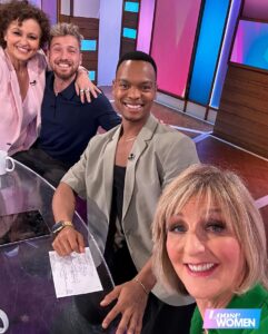 Kaye Adams Instagram - What a day! 🤩 #loosewomen #loosemen