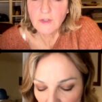 Kaye Adams Instagram - 💋 QUICK EYE MAKEUP TUTORIAL PART 3/3 💋 @donnamaylondon tries to teach me how to an easy eye makeup using her makeup brush set and fancy LED mirror (don’t tell her but I’m actually really impressed by both! Also if you’re as lazy as me make sure to check out our face cloth - just having to using water to get rid of your makeup is a godsend! #easymakeup #easyeyemakeuptutorial #easyeyemakeup #makeupover50 #makeupover40