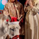 Kaye Adams Instagram – The Loose Women nativity featuring Virgin Judi, and three wisewomen, Kaye, Linda and Jane plus special guest, Charlie the donkey 🫏

#loosewomen