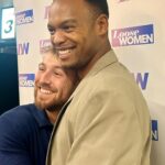 Kaye Adams Instagram - Loved the show today with our Loose Men @johannesradebe and @samthompsonuk! Let's do it again soon!