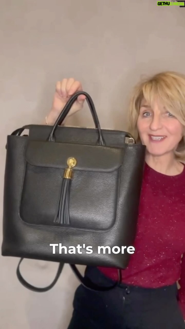 Kaye Adams - 1.3K Likes - AD | Loving my new Poppy 4-in-1 bag from @sarahharanuk, and it’s not just because it’s from a Scottish company!
This bag is a real piece of luxury (perfect for popping on the Christmas list), that more than matches up with practicality. Whether I’m off to a meeting or enjoying a night out, the Poppy bag adapts effortlessly, transforming from a sleek tote to a convenient backpack in no time.
But its thoughtful design and organisation really sets the Poppy bag apart. With a luxe suede interior, multiple pockets, and even a water bottle holder, all my essentials are kept organised and secure.
It really is more than just a bag. It’s a family of bags and a stylish, versatile companion perfect for all of us busy women looking to invest in a bag we know will be with us for years.
#sarahharan #bagsofjoy #onebagsendlesslooks @sarahharanuk