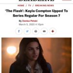 Kayla Compton Instagram - I can not contain my excitement over this news! Thank you to everyone who helped make this real! ⚡️ @cwtheflash ⚡️ “You need to believe in the impossible” - Barry Allen aka The Flash