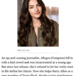 Kayla Compton Instagram - I can not contain my excitement over this news! Thank you to everyone who helped make this real! ⚡️ @cwtheflash ⚡️ “You need to believe in the impossible” - Barry Allen aka The Flash