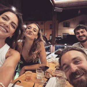 Kayla Compton Instagram - Nights in Firenze ft. a far away bestie 🩷 @sofiamarmorini