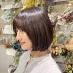 Kazusa Okuyama Instagram - ボブです！整えてもらった サラサラになって幸せ〜〜 @sui_omotesando_hairsalon @gucchi_225 いつもありがとうございます✂️❤︎ #ショートボブ