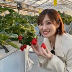 Kazusa Okuyama Instagram - #ニッポン箸休めさんぽ 秩父！ あまりん🍓かおりん🍓 どっちも本当に美味しかった〜〜 箸休めじゃなくてご馳走主役でしたね！笑 . あまりんかおりんたっぷり🍓結婚のお祝いケーキも🥲✨✨久住さん、スタッフの皆さん、イチゴ農家の皆さん、本当にありがとうございました！！！🤍
