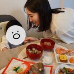 Kazusa Okuyama Instagram - 100日、気合を入れて手作りするなどした。 #100日祝い#お食い初め