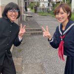 Kazusa Okuyama Instagram - 日本統一外伝 山崎一門7 〜小さな恋のヤマザキ〜 DVD本日発売です！ぜひ。 オフショット🎀 とても優しい皆さん✨笑 ありがとうございました！ #目の前にお兄さん達全員集合した時怖くて足震えた