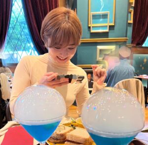 Kazusa Okuyama Instagram - 今は昔
ハリーポッターカフェに行きました。
ハッフルパフ。