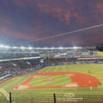 Kazusa Okuyama Instagram - 交流戦思い出⚾️② マリンの夏の空綺麗で大好き