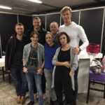 Keegan Connor Tracy Instagram - Ah, this popped up from @dutchcomiccon a few years ago! Such a fun time. Hope to see you all again over there! PS. I’m just here to give you context for how tall Joonas really is. @joonassuotamo @thejudgegunn @ravassa @tom.hopperhops #dutchcomiccon #conlife #bluefairy #ouat #onceuponatime #throwback